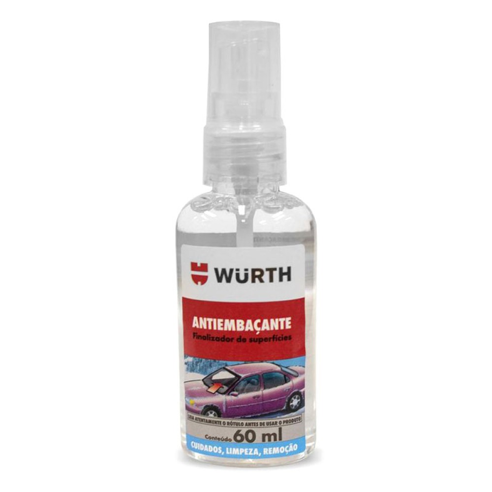 Antiembaçante para Vidros Wurth 60ml