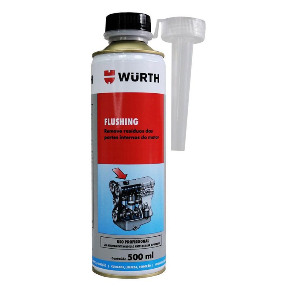 Removedor de Resíduos do Motor Wurth Flushing 500ml