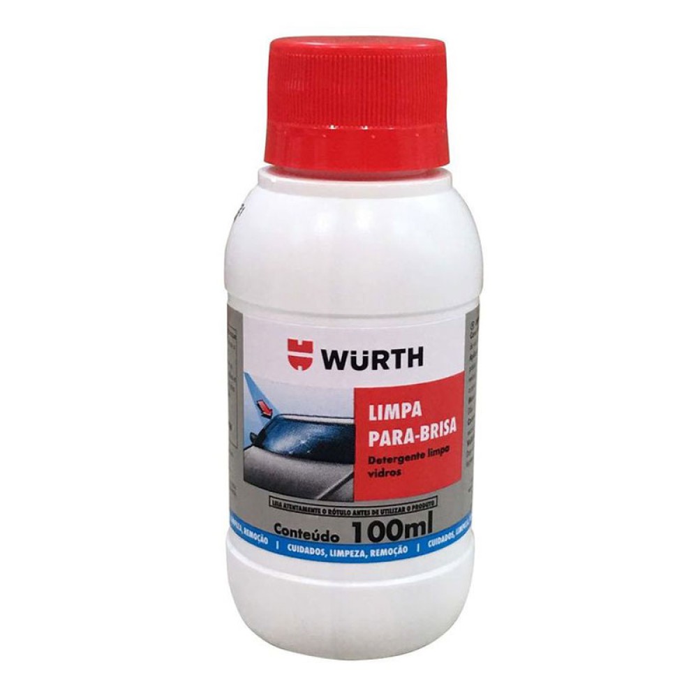 Limpa Para-brisa Detergente Limpa Vidros Wurth 100ml